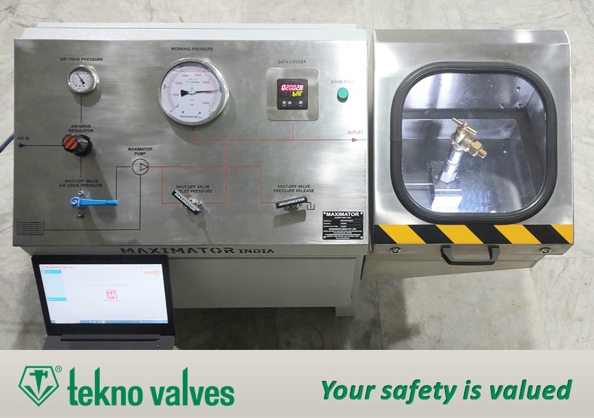 Technology feature - MAXIMATOR Hydraulic Test Unit for pressure testing up to 2000 bar (29000 psig) commissioned